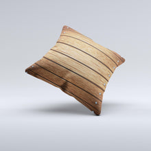 Carregar imagem no visualizador da galeria, Cojin estilo Tablones de madera atornillados con tinta decorativa