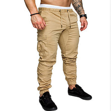 Cargar imagen en el visor de la galería, Pantalones Cargo Sólidos Simples Casuales
