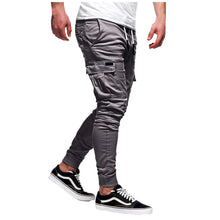 Cargar imagen en el visor de la galería, Pantalones Fashion Mens Cargo Multi Pocket Casual Cotton