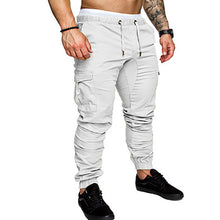 Cargar imagen en el visor de la galería, Pantalones Cargo Sólidos Simples Casuales
