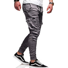 Cargar imagen en el visor de la galería, Pantalones Fashion Mens Cargo Multi Pocket Casual Cotton