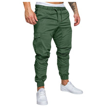Cargar imagen en el visor de la galería, Pantalones Cargo Sólidos Simples Casuales