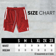 Cargar imagen en el visor de la galería, Shorts TWO STRIPE CARGO POCKET TRACK