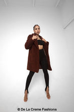 Cargar imagen en el visor de la galería, Abrigo Jacqueline Oversized Teddy Coat