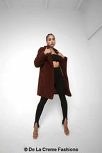Cargar imagen en el visor de la galería, Abrigo Jacqueline Oversized Teddy Coat