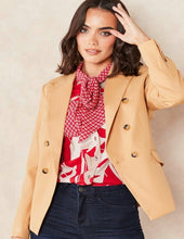 Cargar imagen en el visor de la galería, Camel Solid Blazer
