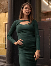 Cargar imagen en el visor de la galería, Vestido Maddy Dress Ribbed Knitted Cut-Out Detail
