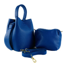 Cargar imagen en el visor de la galería, RB1006CH | Bolso  Secchiello con Pochette in Vera Hecha en Italia
