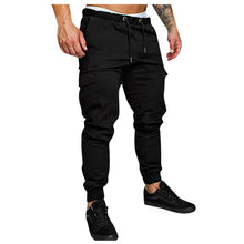 Cargar imagen en el visor de la galería, Pantalones Cargo Sólidos Simples Casuales
