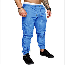 Cargar imagen en el visor de la galería, Pantalones Cargo Sólidos Simples Casuales
