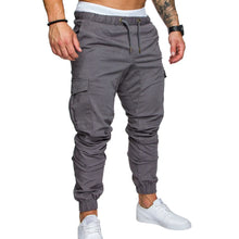 Cargar imagen en el visor de la galería, Pantalones Cargo Sólidos Simples Casuales
