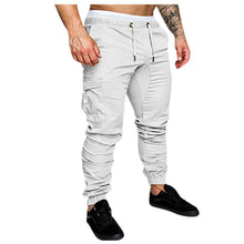 Cargar imagen en el visor de la galería, Pantalones Cargo Sólidos Simples Casuales
