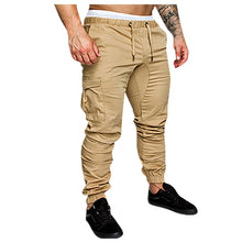 Cargar imagen en el visor de la galería, Pantalones Cargo Sólidos Simples Casuales
