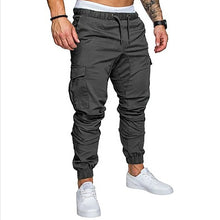 Cargar imagen en el visor de la galería, Pantalones Cargo Sólidos Simples Casuales
