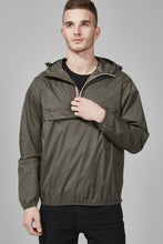 Cargar imagen en el visor de la galería, Chaqueta Torba Quarter Zip Packable Rain Jacket
