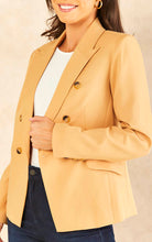 Cargar imagen en el visor de la galería, Camel Solid Blazer

