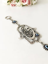 Cargar imagen en el visor de la galería, Decoración de pared Hamsa, arte de pared islámico
