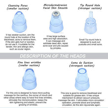 Cargar imagen en el visor de la galería, Limpiador facial de poros, aspirador de poros, removedor de espinillas, succión, exfoliación de acné
